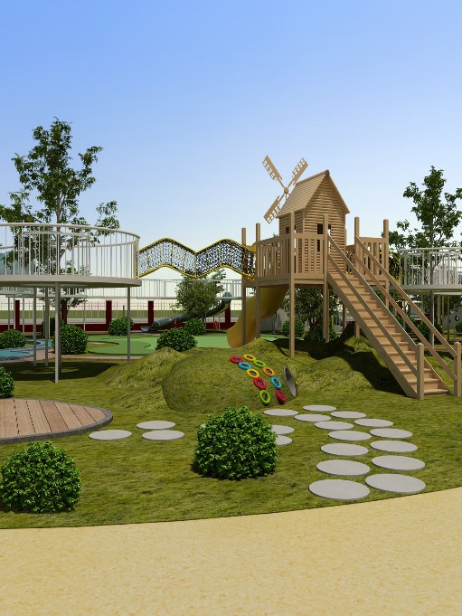 駐馬店市平輿縣世紀(jì)陽光幼兒園戶外設(shè)計裝修