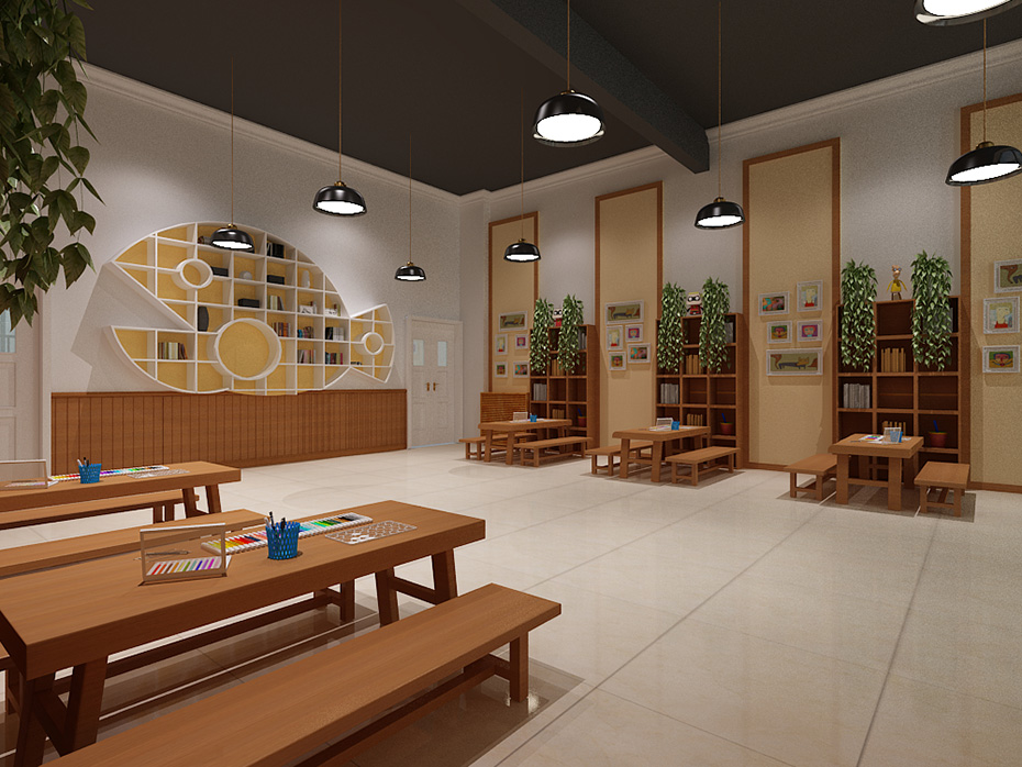 幼兒園美工室設計