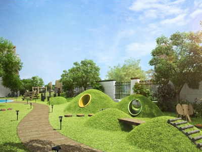 幼兒園景觀設計，核心塑造童趣性-金石裝飾幼兒園裝修設計