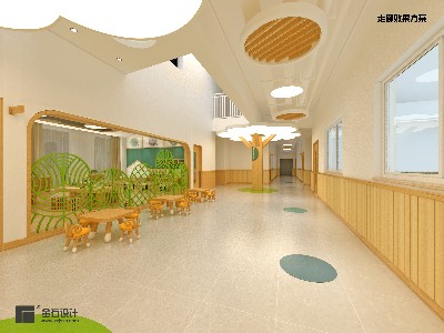 幼兒園設計干貨：幼兒園室內走廊怎么設計？
