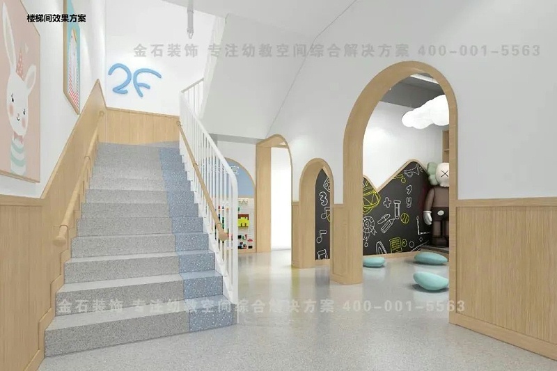 幼兒園樓梯間設計