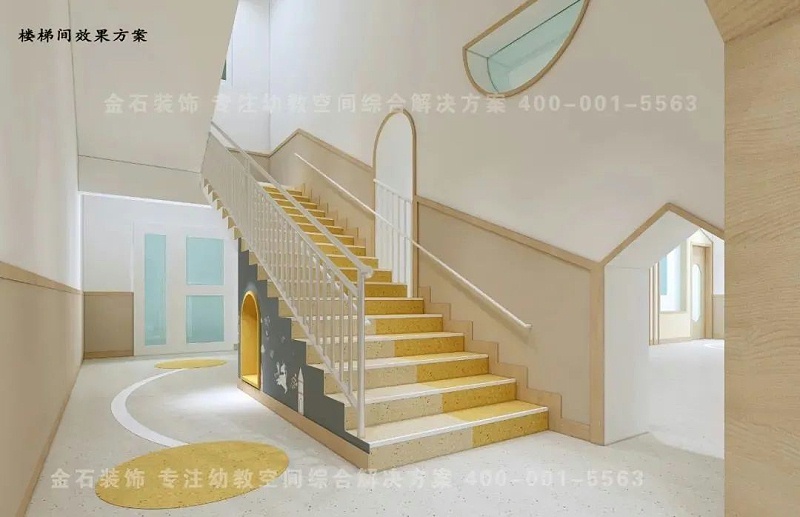 幼兒園樓梯間設計