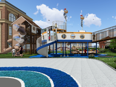 幼兒園戶外設(shè)計(jì)丨乘著希望之風(fēng)揚(yáng)帆起航