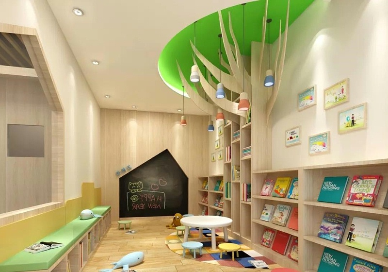 英語培訓(xùn)機構(gòu)設(shè)計裝修