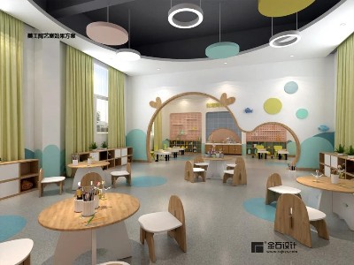 金石設計 | 幼兒園美工室設計這樣做，簡直太太太驚艷啦！