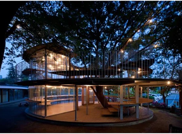 幼兒園景觀設(shè)計(jì)，核心塑造童趣性-金石裝飾幼兒園裝修設(shè)計(jì)