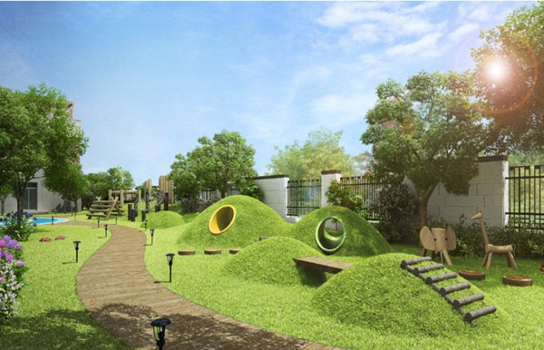 幼兒園景觀設(shè)計(jì)，核心塑造童趣性-金石裝飾幼兒園裝修設(shè)計(jì)