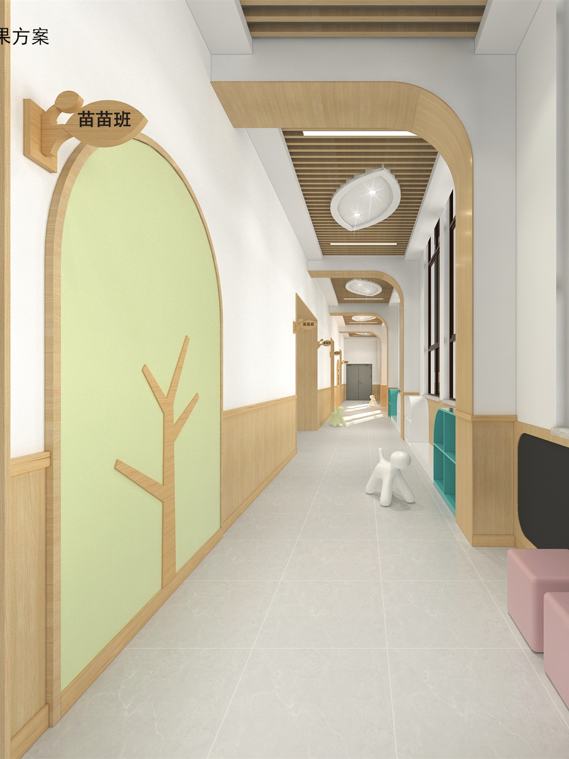 鄭州市經開區六棵樹幼兒園-金石裝飾裝修案例