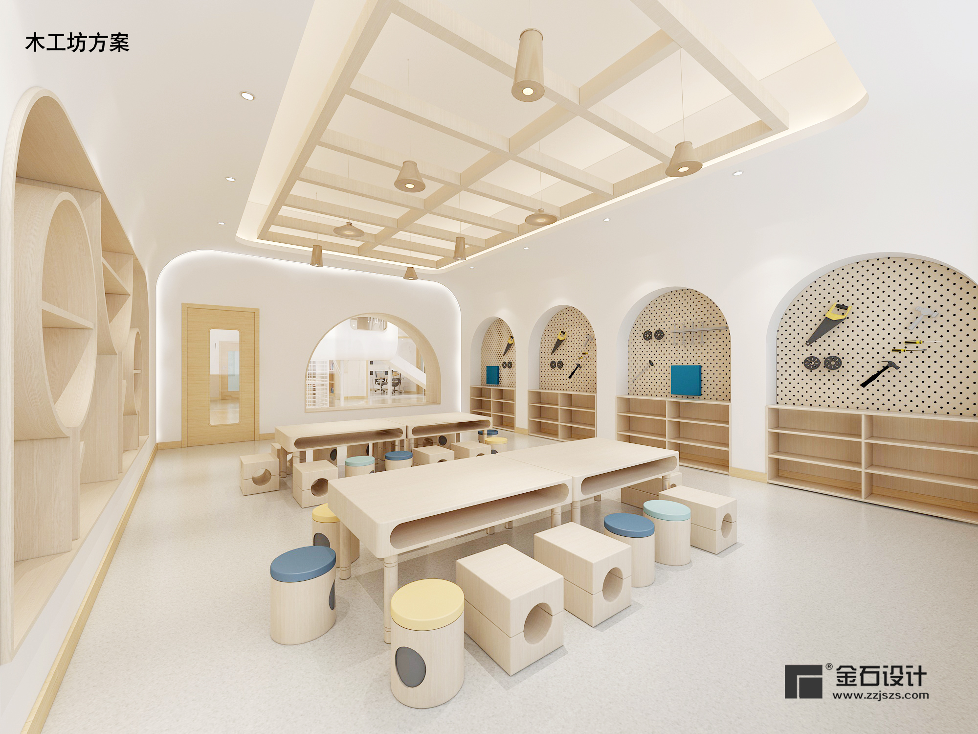 匠心育未來 | 幼兒園木工坊設(shè)計