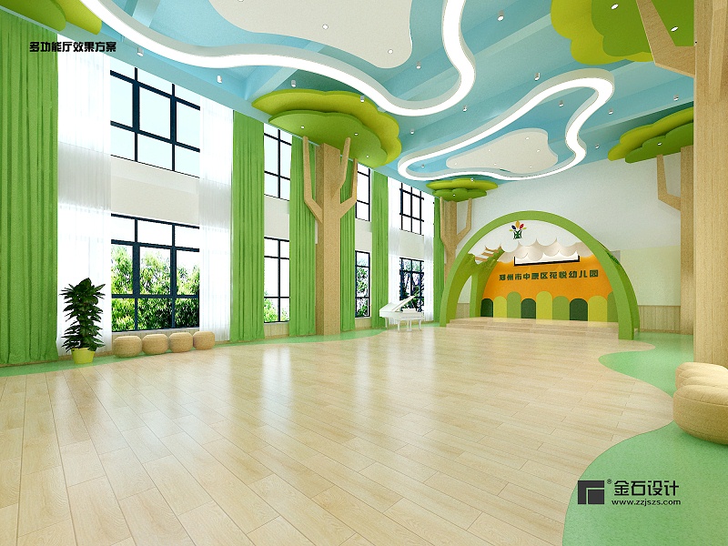 幼兒園多功能廳裝修設計