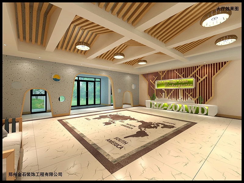 日式幼兒園大廳設(shè)計(jì)