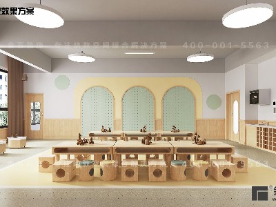 提供孩子們沉浸式創作環境——幼兒園美工室設計